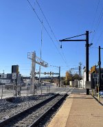 Looking south from Main St Station